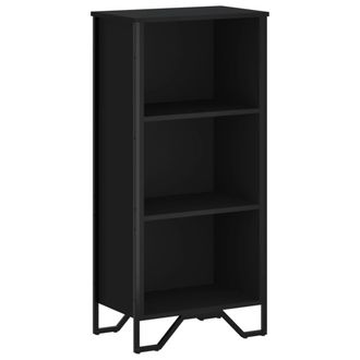 vidaXL Estanter&iacute;a De Madera De Ingenier&iacute;a Negra 50x31x106 Cm Vidaxl