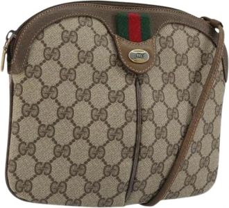 Gucci Pre-owned Cross Body Bags, female, Beige, Size: ONE SIZE Pre-owned Vintage GG Shoulder Bag