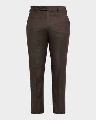 Zanella Men & apos;s Parker Sharkskin Trousers