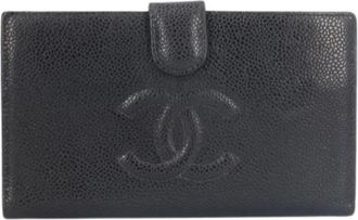 Chanel Pre-owned Wallets, female, Black, Size: ONE SIZE Pre-owned Vintage Wallet
