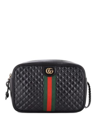 Gucci Trapuntata Camera Bag Quilted Leather Small crossbody bag - Nero