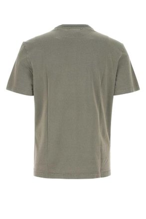 Golden Goose Logo-Embroidered Cotton T-Shirt - Gray