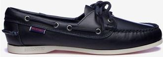 Sebago Jacqueline Waxy Woman Boat Shoes in Blue Navy at Nordstrom, Size 10.5