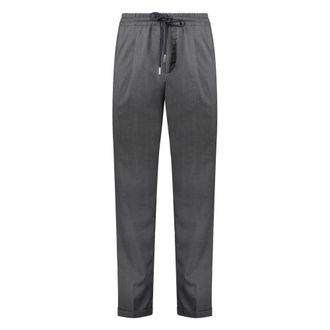 Fedeli Jogging Style Trousers - male - Fedeli - Chinos - Gray - 3XL - Trousers
