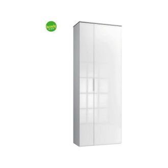 Composad Composad - Armadio anta sfalsata cemento/bianco