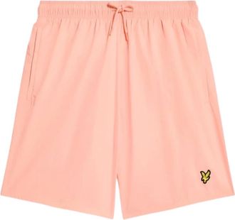 Lyle & Scott Beachwear, male, Orange, Size: S Plain Swimshort