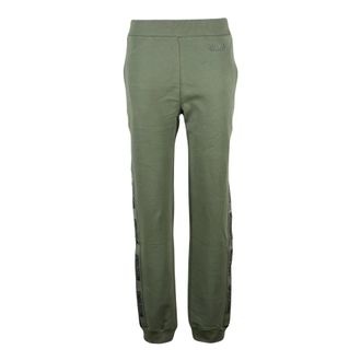 Moschino Tuta Sweatpants - Dames - Broeken - Groen - Maat: M Katoen