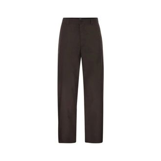 A.P.C. Straight Trousers, male, Brown, Size: XL Dan Chinos