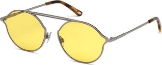 Web Eyewear Silver Metal Sunglasses