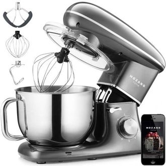 OEM Batidora De Cocina Planetaria De 3 Cuchillas Y Bol De 6,2 L Potente + Recetas