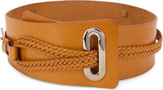 Alberta Ferretti Leather Belt - female - Alberta Ferretti - Belts - Brown - M - Accessories