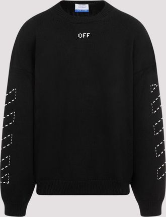 Off-white Black Crew Neck Pullover