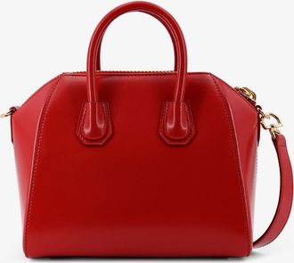 Givenchy Womens Crossbody Bag Antigona Mini Leather Red Shoulder