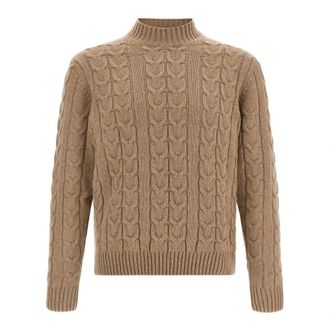 Zanone Hombre, Jerseys, Beige, Talla: 2XL