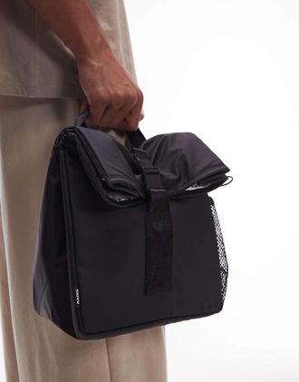 Rains Borsa portapranzo grande nera-Nero