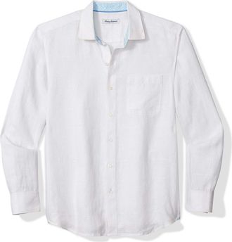 Tommy Bahama Paradiso Plaid Button-Up Shirt in White at Nordstrom, Size Xxx-Large