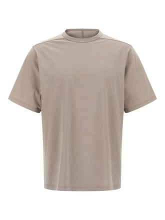Rick Owens Brad crewneck back stitching T-shirt - Beige