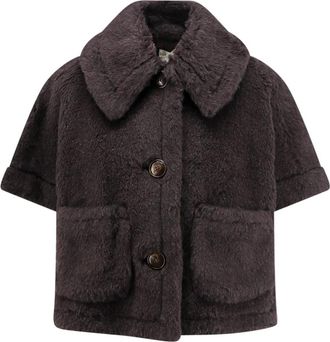 Max Mara Dames, Jassen, Bruin, Maat: S/M Zijde