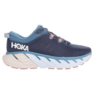 Hoka One One Hoka Gaviota 3 Textile Womens Lace Up Trainers - Ombre Blue Rosette - Size:UK 4.5