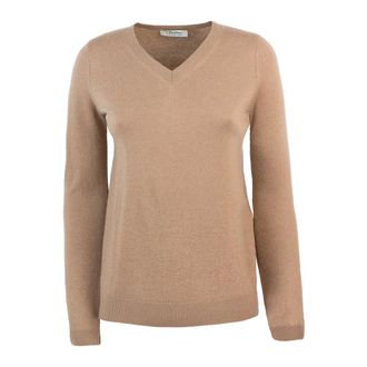 Max Mara Dames, Truien, Bruin, Maat: L Wol
