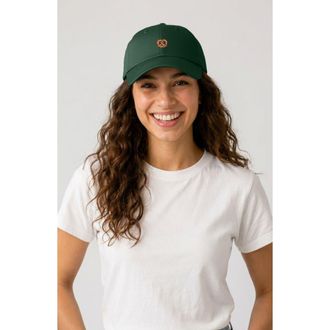 Dalix Pretzel Dad Cap in Dark Green at Nordstrom