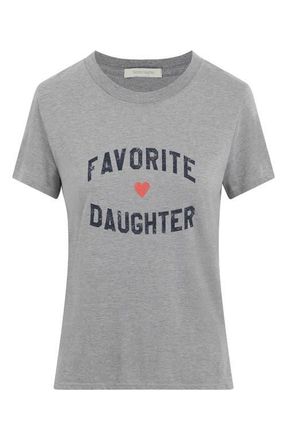Favorite Daughter Graphic T-Shirt in Heather Grey at Nordstrom, Size Xx-Large