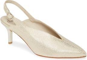 Amalfi By Rangoni Pinerolo Slingback Pump in Sand Smart/champagne Rasso Nappa at Nordstrom Rack, Size 7.5