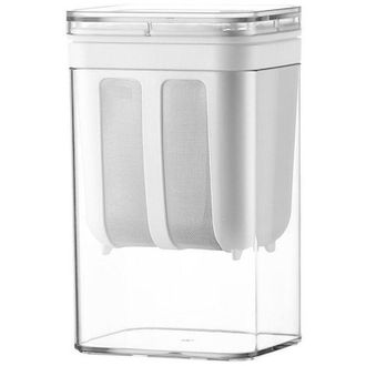OEM Separador De Batidos - Yogurtzeef - Con Deksel - Herbruikbaar - Para Yogur, Kaas, Sauzen - Blanco