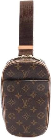 Louis Vuitton Pre-owned Cross Body Bags, male, Brown, Size: ONE SIZE Pre-owned Pochette Gange Monogram Shoulder Bag