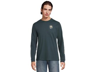 Hurley Illusions Long Sleeve Mens T Shirt Armored Navy : 2XL, Cotton