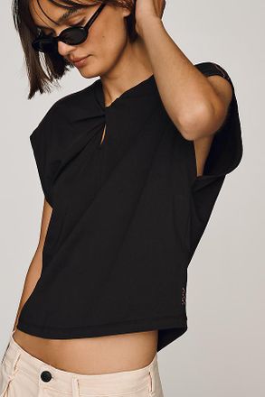 Scotch & Soda Cotton Keyhole Top