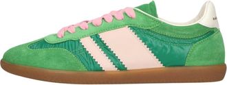 Stefano Lauran Schoenen, Dames, Groen, 38 EU, Leer, 1White 119 Sneakers