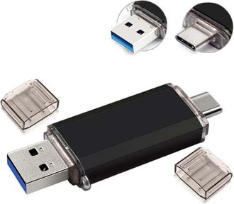 OEM Memoria Usb 3.0 De 128 Gb, Memoria Usb 3.0 R&aacute;pida De 64 Gb, Memoria Usb Con Doble Conector, Memoria Usb Tipo C, Para Smartphones, Tabletas Y Ordenador