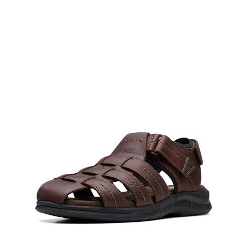 Sandales Clarks Homme Marron Taille 9 (réparées Avec époxy)