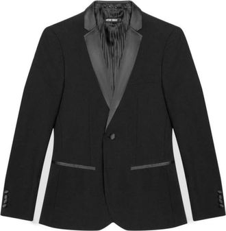 Antony Morato Nina Slim Fit Jacket - Heren - Blazers - Zwart - XL - Leer - Jassen