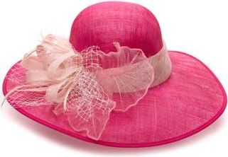 Collection XIIX Flower Sinamay Downbrim Hat in Fuchsia at Nordstrom Rack