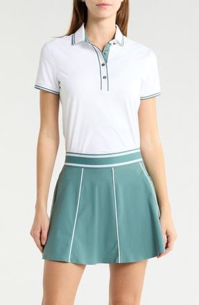 Greyson Luxe Scarlett Polo in Arctic at Nordstrom, Size X-Large