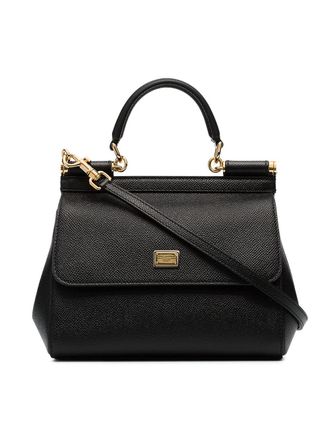 Dolce & Gabbana Sicily medium schoudertas - Zwart
