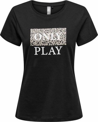 Only Play T-shirt met luipaardprint Anya