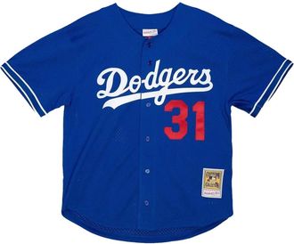 Mitchell & Ness T-shirt LA Dodgers Mike Piazza 1997 - Blu