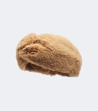 Max Mara Diadema Ovidio de pelo de camello y seda