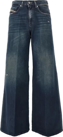 Diesel Jeans met logopatch - Blauw