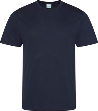 Just Cool Just Cool Mens Performance Plain T-Shirt (4XL) (French Navy)