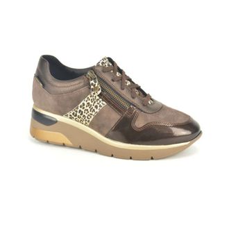 Mephisto Bruin Combi Runner N.+tiret DZ - Dames - Sneakers - Bruin - 34 1/2 EU - Schoenen