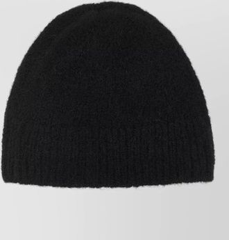 Dries Van Noten alpaca wool ribbed beanie