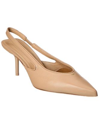 Max Mara Leather Slingback Pump
