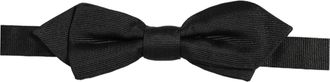 Dolce & Gabbana Silk Bow Tie - Black