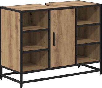 vidaXL Mueble de Cuarto de Baño Roble artesanal 80 x 33 x 60 cm vidaXL