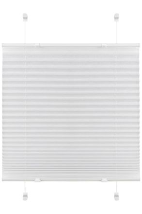 Boxxx Plissee, Wei&szlig;, Textil, Uni, 50x130 cm, L&auml;nge universell einstellbar, Heimtextilien, Vorh&auml;nge, Plissees