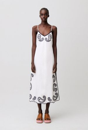 Claudie Pierlot Robe broderies ajour&eacute;es